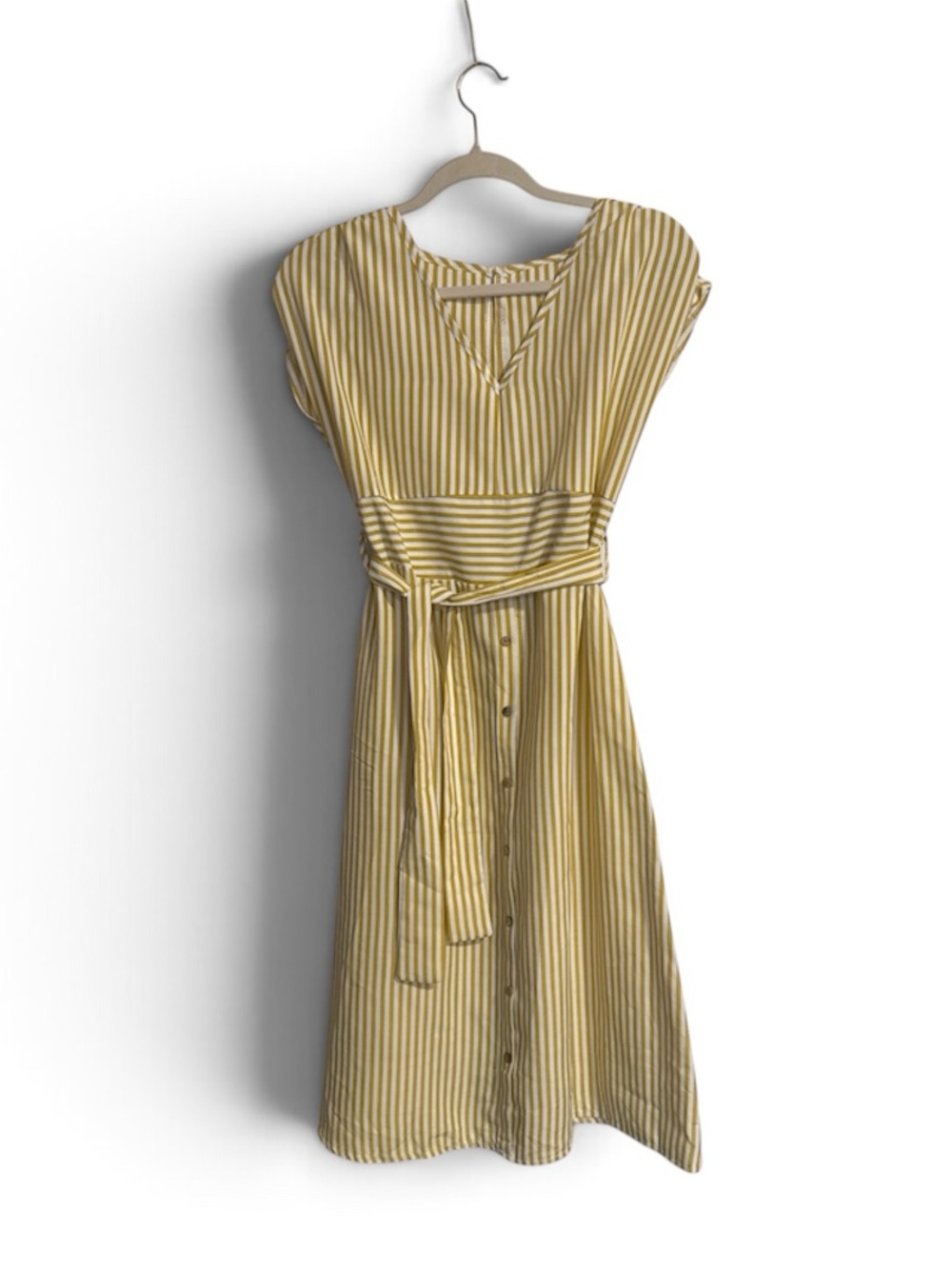 White and yellow Amazon dress - size M